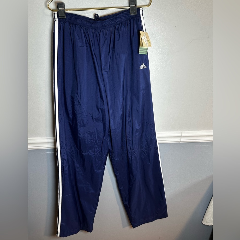 Adidas Vintage Nylon Windbreaker Track Pants XL